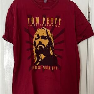 Tom Petty and the Heartbreakers Red Graphic T-Shirt